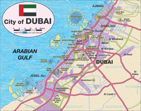 dubai map